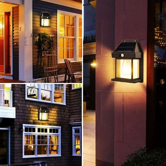 Güneş Enerjili Duvar Lambası, Hareket Sensörlü S-50