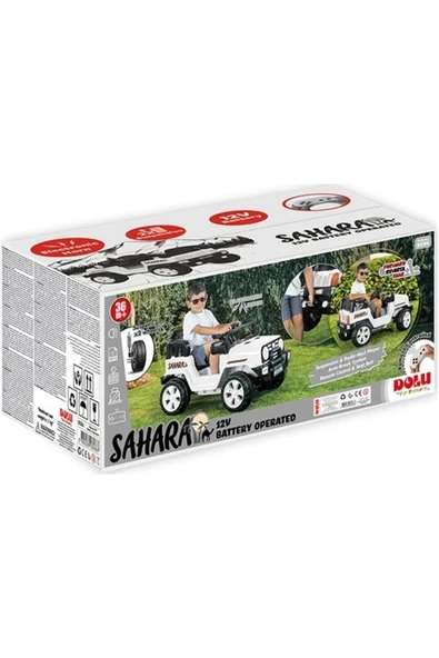 Çocuk Dolu Sahara Uzaktan Kumandalı Akülü Araba 12v - 8