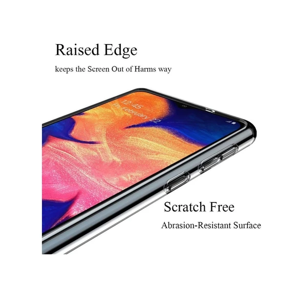 Samsung A20S Seffaf Slikon Kilif - 02 Mm Seffaf Telefon Kilifi 531245171 Standart - 4