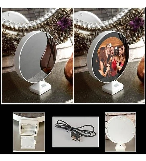 Fotoğraflı Sihirli Ayna Işıklı Fotoğraf Çerçevesi N-36 - 2