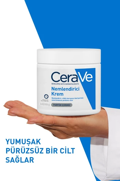 Cerave Kuru ve Çok Kuru Ciltler için Nemlendirici Krem 454 gr - 5