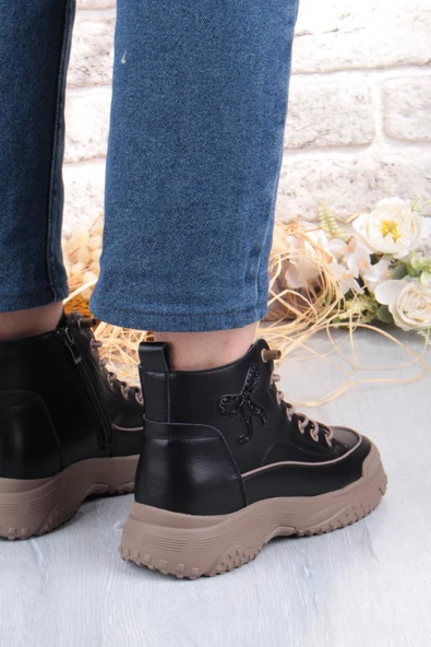 Guja Alexis Rahat Esnek Lastik Bağçıklı Fermuarlı Kadın Bot - Resim 4