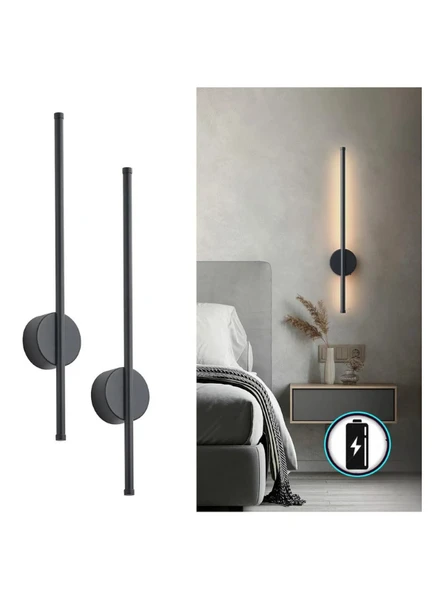 VOLTMARKET Tak çalıştır Aplik Pilli 70cm Dekoratif Tasarım Şık - 2