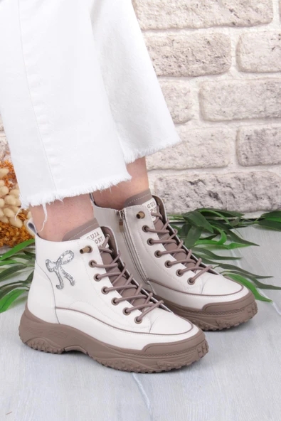 Guja Alexis Rahat Esnek Lastik Bağçıklı Fermuarlı Kadın Bot - Resim 8