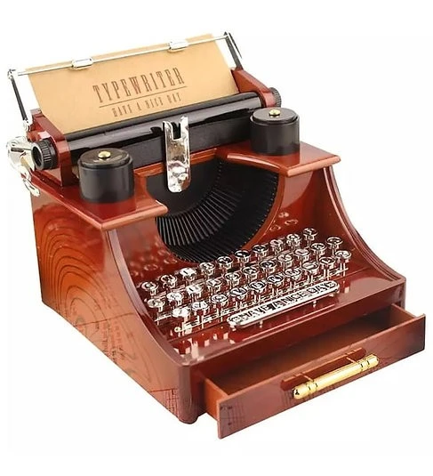 Daktilo Şeklinde Büyük Müzik Kutusu N-26 - Resim 2