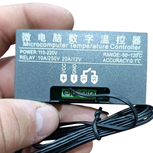 AC 220 Dijital Termostat Modül | Kuluçka ve Akvaryum Sıcaklık Kontrol Kartı - 4