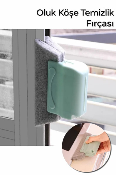 Mucit Home 1 Adet Pencere Oluğu Dip Köşe Temizleme Fırçası | Oluklu Fırça ürün görseli