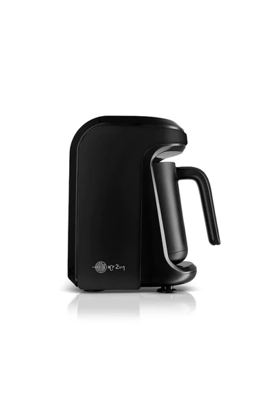 Karaca Hatır Hüp 2 in 1 Türk Kahve Makinesi / Filtre Kahve Makinesi 5 Fincan Kapasiteli Black - Resim 11