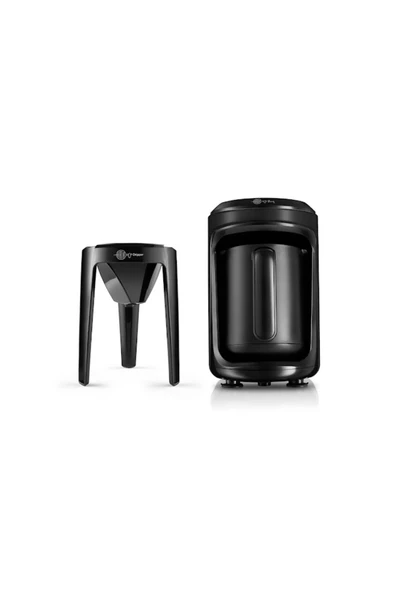 Karaca Hatır Hüp 2 in 1 Türk Kahve Makinesi / Filtre Kahve Makinesi 5 Fincan Kapasiteli Black - Resim 8