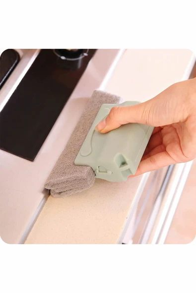 Mucit Home 1 Adet Pencere Oluğu Dip Köşe Temizleme Fırçası | Oluklu Fırça - Resim 2