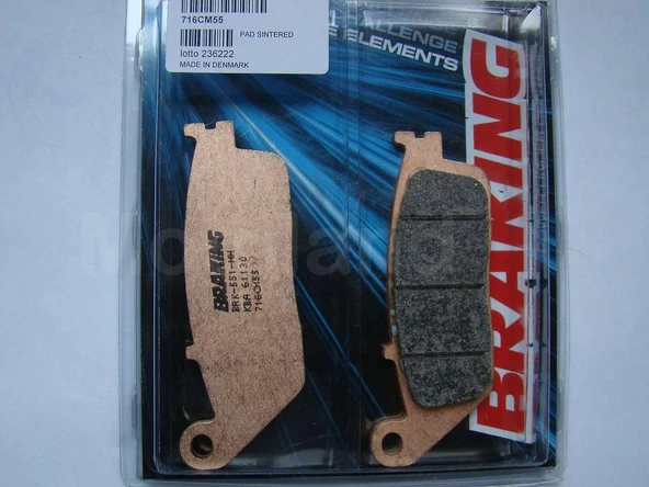 Triumph Street Cup Ön Fren Balatası Braking 716Cm55 Sinterli Balata