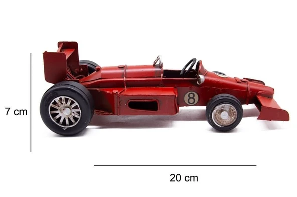 Dekoratif Metal Yarış Arabası ürün görseli