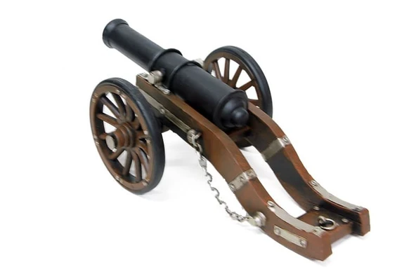 Dekoratif Metal Top Arabası Biblo - 2