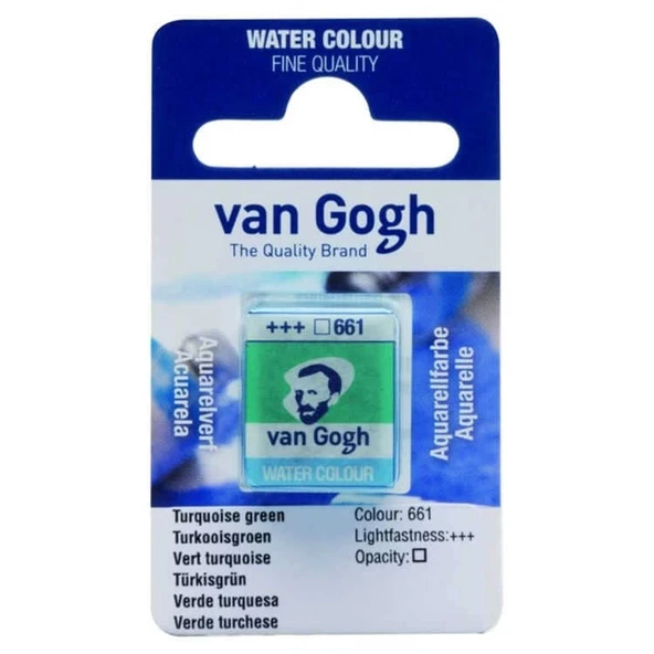 Supertrend Van Gogh 1/2 Tablet Sulu Boya 661 Turquoise Green ürün görseli 1