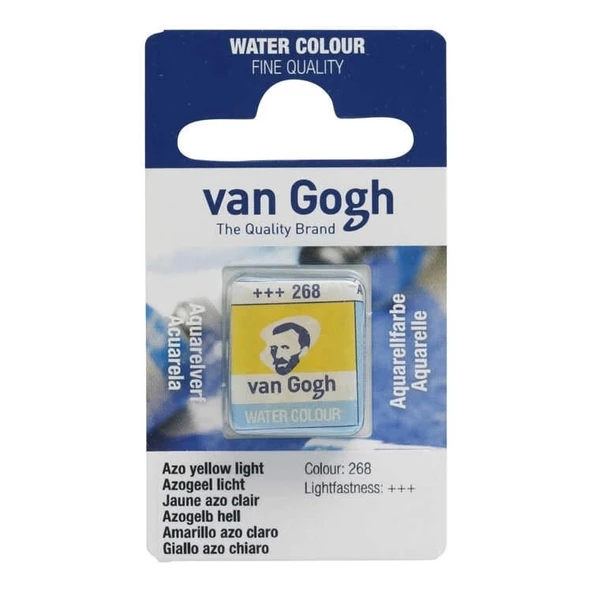 Supertrend Van Gogh 1/2 Tablet Sulu Boya 268 Azo Yellow Light ürün görseli 1