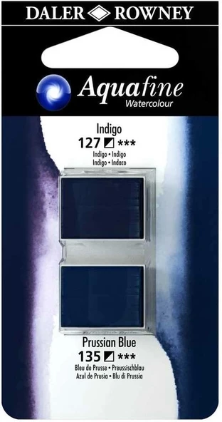 Supertrend Aquafine 1/2 Tablet Sulu Boya 2'li Set INDIGO / PRUSSIAN BLUE - 1