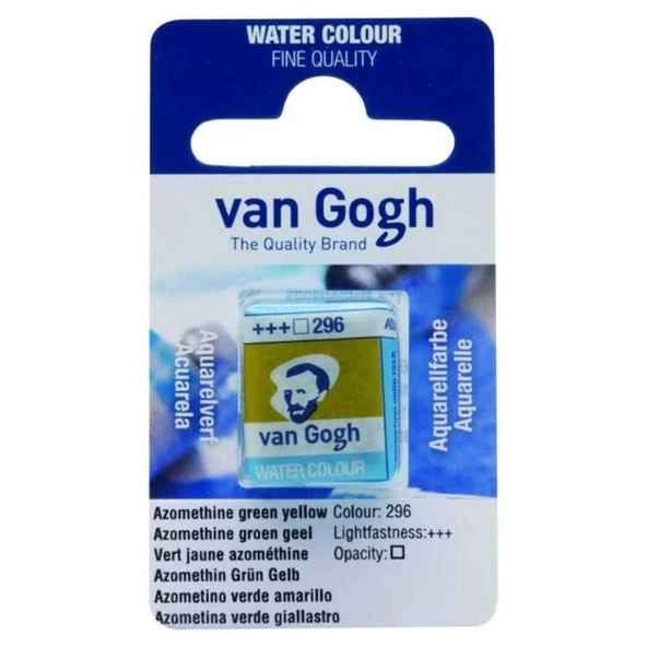 Supertrend Van Gogh 1/2 Tablet Sulu Boya 296 Azomethine Green Yellow - 1