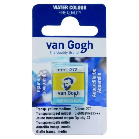 Supertrend Van Gogh 1/2 Tablet Sulu Boya 272 Transparent Yellow Medium ürün görseli 1