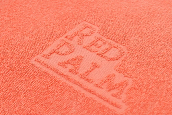 Plaj Çantasına Dönüşen %100 Pamuk Pembe  Plaj Havlusu - 2