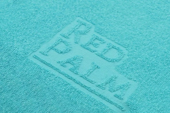 Plaj Çantasına Dönüşen %100 Pamuk Mavi Plaj Havlusu - 2