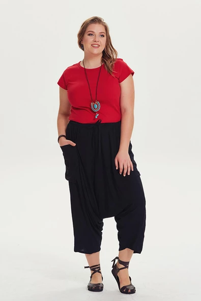 Büyük Beden Şalvar Pantolon