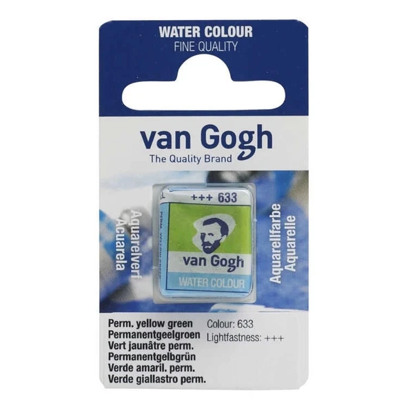Supertrend Van Gogh 1/2 Tablet Sulu Boya 633 Permanent Yellow Green ürün görseli 1