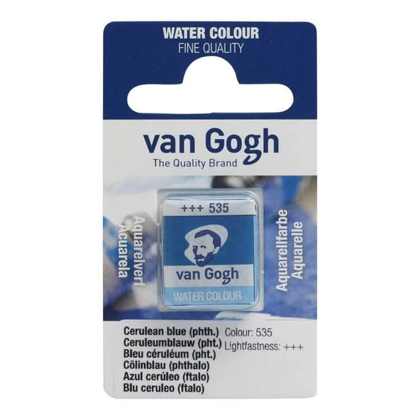 Supertrend Van Gogh 1/2 Tablet Sulu Boya 535 Cerulean Blue (Phthalo) ürün görseli