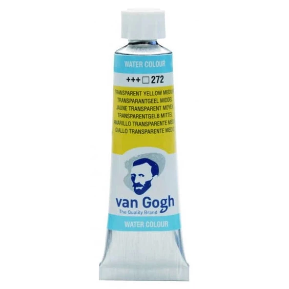 Supertrend Van Gogh 10 ml. Tüp Sulu Boya 272 Transparent Yellow Medium ürün görseli 1