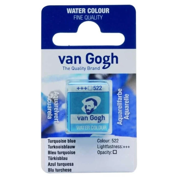 Supertrend Van Gogh 1/2 Tablet Sulu Boya 522 Turquoise Blue - 1