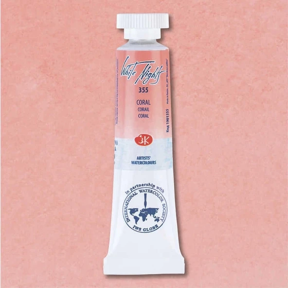 Supertrend White Nights Tüp Sulu Boya 10 ml. 355 Coral ürün görseli