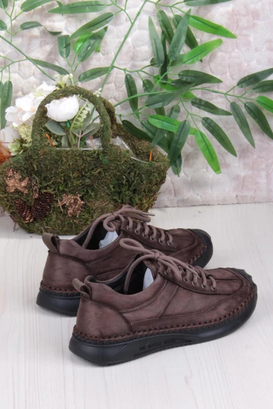 Guja Healer Rahat Esnek Yanlardan Tabana Dikişli Erkek Ayakkabı - 10