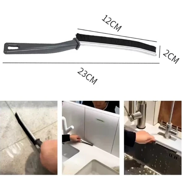 Derz Arası  Banyo Mutfak Dar Alan İnce Temizlik Fırçası - 4