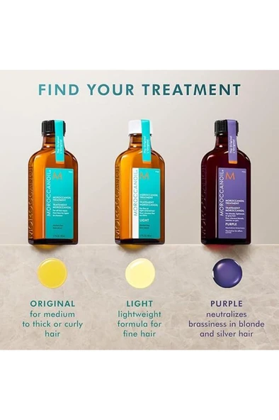 Moroccanoil Treatment Original Tüm Saç Tipleri Bakım Yağ 50 ml - 3
