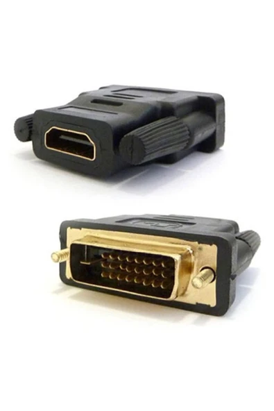 24+1 Dvı Erkek To Hdmı Dişi Çevirici Dvi To Hdmi ürün görseli 1