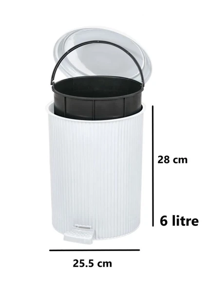 Omnipazar ELF-N522 Nostalji 4'lü Çöp Kovalı Wc Fırçalı Banyo Seti - 12