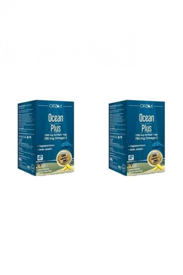 Ocean Plus Balık Yağı Omega-3 1200 Mg 30 Kapsül 2Li PAKET (SKT:05/2025) - 1