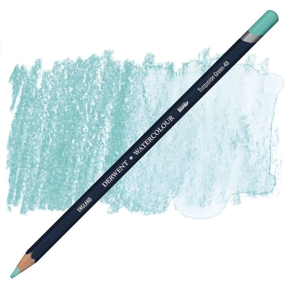 Supertrend Watercolour Pencil Suluboya Kalemi 40 Turquoise Green ürün görseli 1
