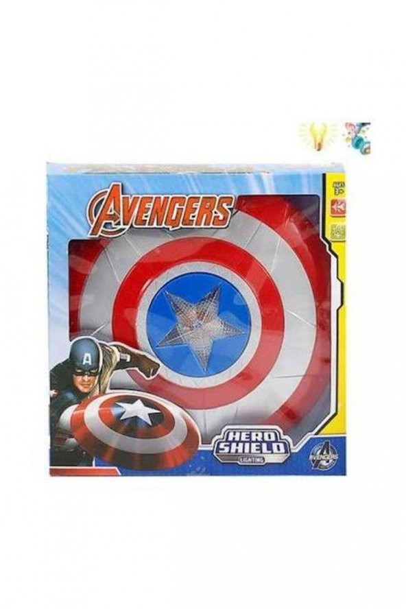 YM TOYS AVENGERS Oyuncak Kalkan - Kaptan Amerika Sesli Işıklı