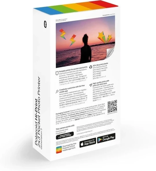 Polaroid Hi-Print Bluetooth Bağlantılı 2x3 Cep Fotoğraf Yazıcısı - 3