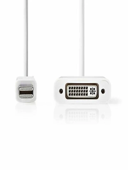 MiniDP Mini DisplayPort To DVI-A Dönüştürücü Çevirici Adaptör - Resim 7