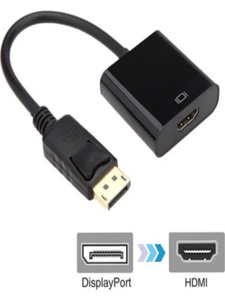 HDMI to DisplayPort Dönüştürücü Çevirici Adaptör - Resim 4