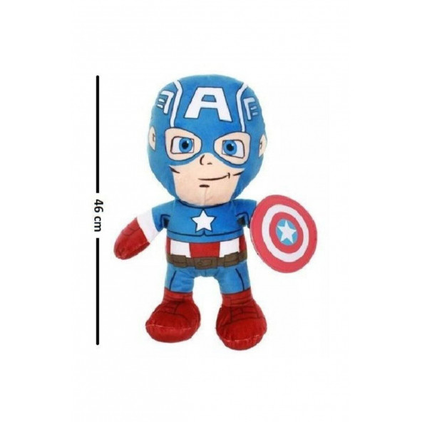YM TOYS Captain America Peluş 46 cm Kaptan Amerika