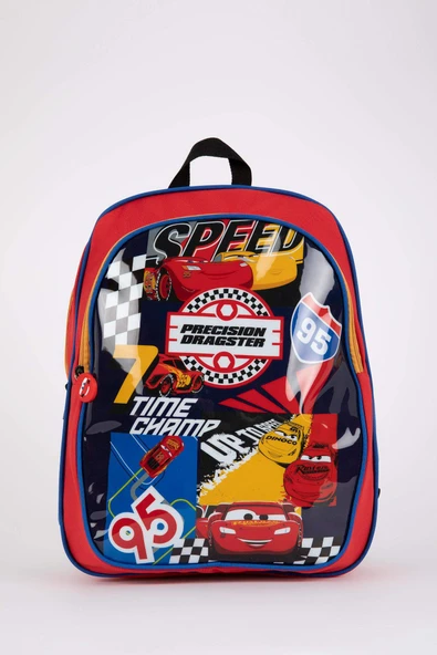 Figürlü Orjinal Su Geçirmez  Araba Figürlü Okul Çantası - 2