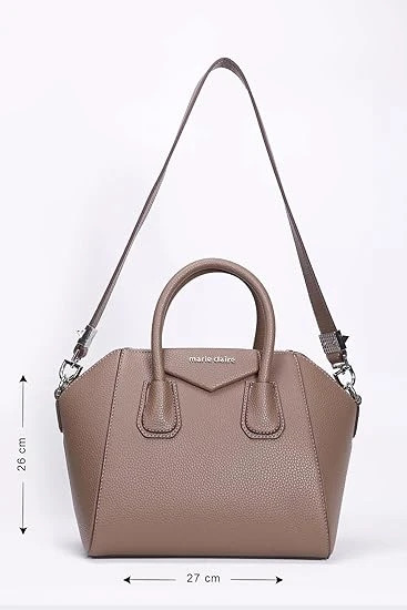 Monalisa Home Maire Claire Lüks Figürlü Bölmeli Kahverengi  Çanta ürün görseli