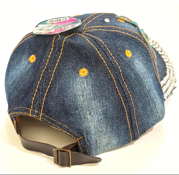 Monalisa Home Şık Taş Detaylı Kadın Şapka - Resim 2