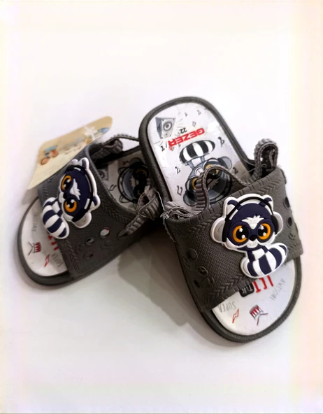 Monalisa Home 24 Numara Renkli Lastikli Islak Zemine Uygun Terlik-Sandalet