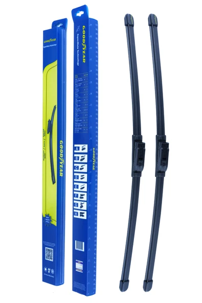 Goodyear Renault Laguna Hatchback 2007-Onwards Supermute 2'Li Muz Silecek Takımı 650Mm 400Mm