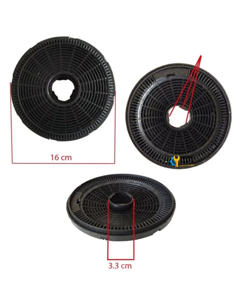 Silverline Uyumlu 3350 Davlumbaz Aspiratör Karbon Filtresi - Resim 2