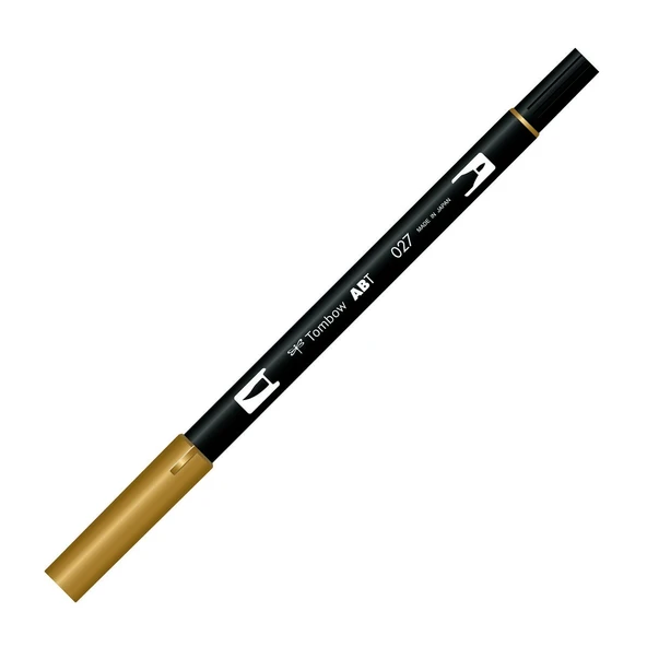 Supertrend Dual Brush Pen Grafik Çizim Kalemi 027 Dark Ochre - 1