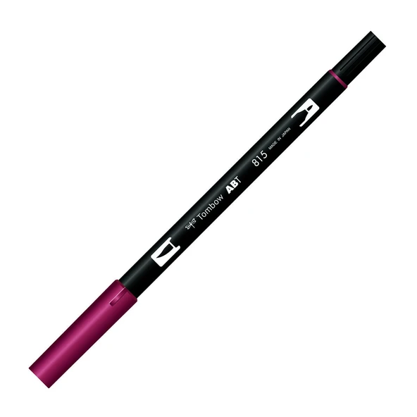 Supertrend Dual Brush Pen Grafik Çizim Kalemi 815 Cherry